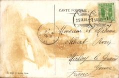 VINTAGE POSTCARD Geneva Brunswick Monument