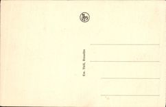 La POSTAL Amberes de la VENDIMIA coloca el pequeño túnel el Scheldt y el banco izquierdo