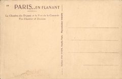 CPA Paris Chambre des Deputes et le pont de la Concorde