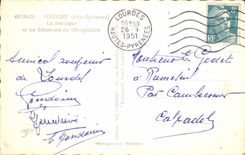 MODERN CARD Heavy the Basilica and buildings of Hospitality