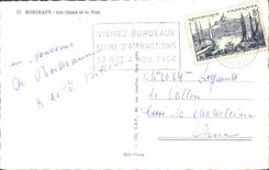 CPM Bordeaux Les Quais Et Le Port