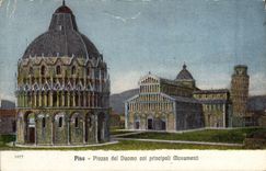 CPM Pisa Piazza Del Duomo Principali Monumenti
