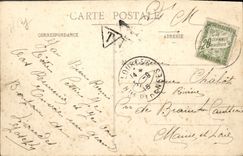 VINTAGE POSTCARD Heavy Sight Densemble