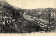 VINTAGE POSTCARD Heavy Panoramic View