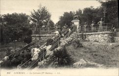 VINTAGE POSTCARD Heavy the Martyrdom 1st station