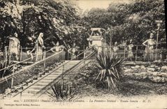 VINTAGE POSTCARD Heavy the First Station the martyrdom Escala sancta