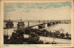 CPA Mainz Strassenbahnbrucke