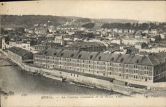 CPA Epinal La Caserne Contades Et La Petite Ville Militaria