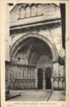 VINTAGE POSTCARD Epinal Church Saint Maurice Gate Of the Middle-class men