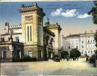 VINTAGE POSTCARD Saarbrucken Parks