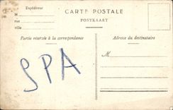 VINTAGE POSTCARD Spa the Royal Street And the Mountain Annette And Lubin