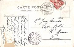 CPA Le Mont Blanc Vue Depuis Geneve