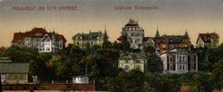 VINTAGE POSTCARD Neustadt Year Der Haardt Sudliche Villenpartie