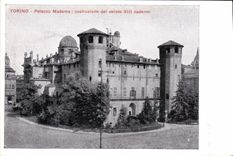 VINTAGE POSTCARD Torino Piazza Madama
