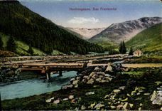 VINTAGE POSTCARD Hochvogesen Das Frankental