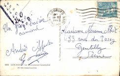 VINTAGE POSTCARD Heavy the Interallied Monument