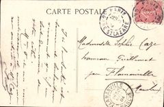 VINTAGE POSTCARD Paris Ile Of the ISCED Locks Currency