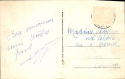 POSTAL Vichy de la VENDIMIA una esquina de los nuevos parques