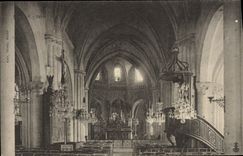 CPA Meulan Eglise Interieur