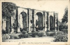 CPA Reims Porte Mars Ancienne Porte Gallo Romaine