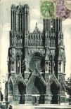 CPA Reims La Cathedrale La Grand Portail