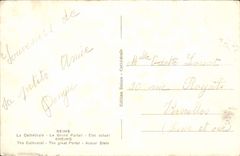 CPA Reims La Cathedrale La Grand Portail