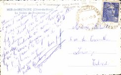 MODERN CARD Wall Of Brittany the Valley De Poulancre