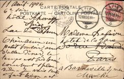 VINTAGE POSTCARD Grindelwald und Wetterhorn