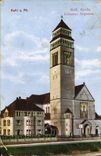 VINTAGE POSTCARD Kehl has Rh Kath Kirche Johannes Nepomuk