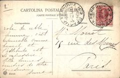 VINTAGE POSTCARD Genova Camposanto Monumento P Badaracco Scult Cevasco