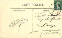 VINTAGE POSTCARD Holy Etienne the Place of the Town hall