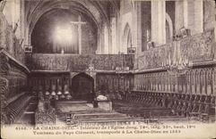 VINTAGE POSTCARD the Chair Interior God of the Church Tomb of the Pope Clement transports to the Chair God