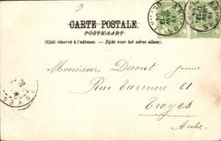 POSTAL Amberes de la VENDIMIA la biblioteca