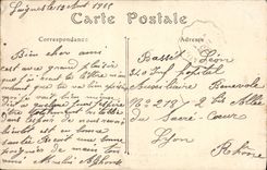 VINTAGE POSTCARD Campagne of 1914 a Belgian castle sets fire to by German Militaria
