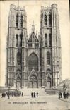 CPA Bruxelles Eglise Ste Gudule 