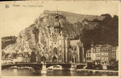 CPA Dinant Pont Citadelle et Eglise 
