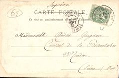 VINTAGE POSTCARD Great National demonstration of NR D of Doors