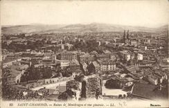 CPA Saint Chamond Ruines de Montdragon et vue generale 