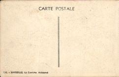 POSTAL Marsella de la VENDIMIA la cornisa de Maldorme
