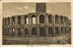 VINTAGE POSTCARD Provence the Arena of Arles