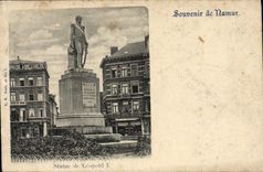 VINTAGE POSTCARD Souvenir of Namur Rules of Leopold L