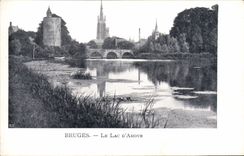 CPA Bruges Le Lac d'Amour 