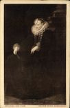 VINTAGE POSTCARD Antonius Van Dyck Bildnis Einer Genueserin