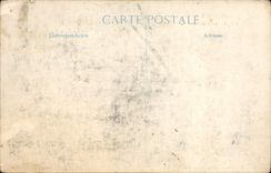 VINTAGE POSTCARD Ruins of Dixmude the Church and the Town hall Militaria