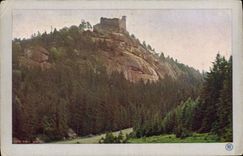 VINTAGE POSTCARD Riesengebirge Kynast