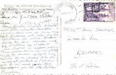 CPm Surroundings of Luchon Seen from of Superbagneres on the valley of the Lily and the Solid mass of Crabioules