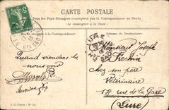 VINTAGE POSTCARD Museum of Luxembourg by Meissonnier Napoleon 1st