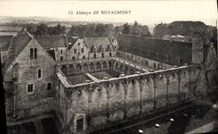 VINTAGE POSTCARD Abbey of Royaumont