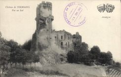 VINTAGE POSTCARD Castle of Tournoel Seen in the South