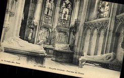 CPA Dreux Chapelle St Louis Pourtour du Choeur 